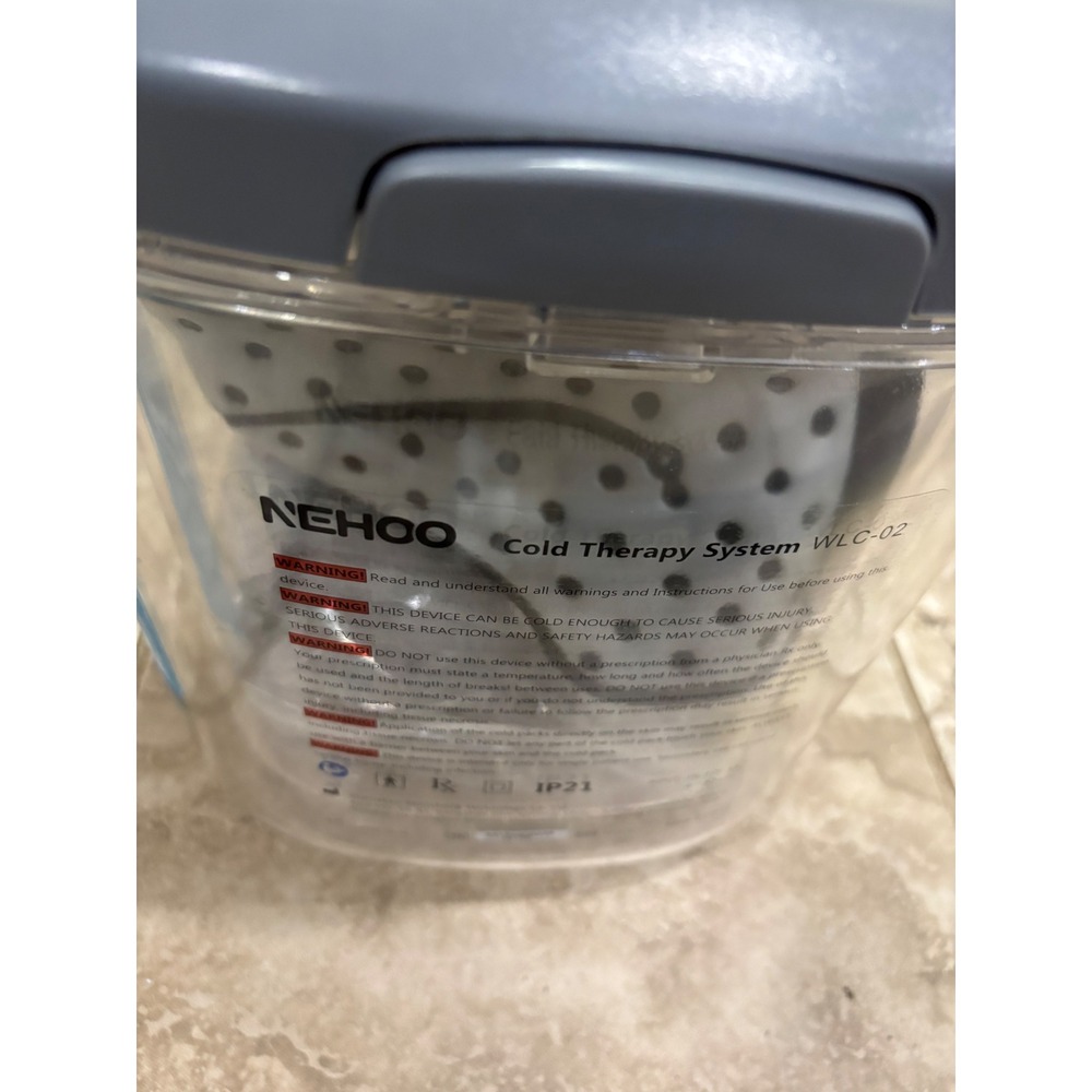 NEHOO Cold Therapy System WLC-02 Ice Water Circulation Machine with Remote Gray